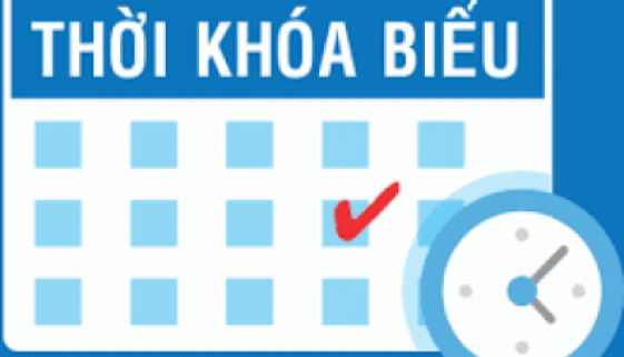 Thời khóa biểu của các lớp vừa học vừa làm